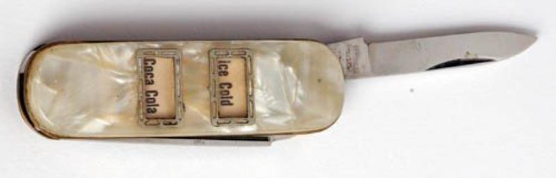 c.1940 Coca-Cola knife pearl handle