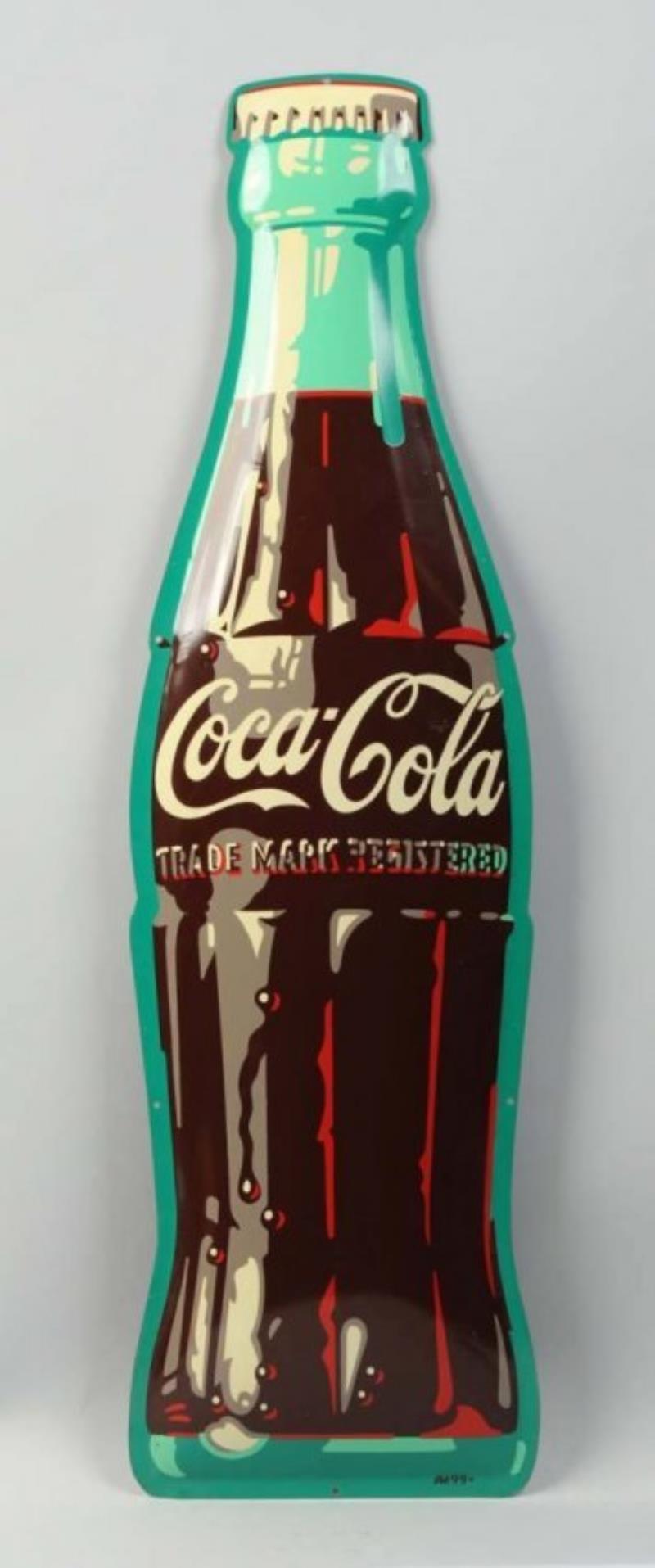 1949 Coca-Cola 3’ Cut-Out Bottle