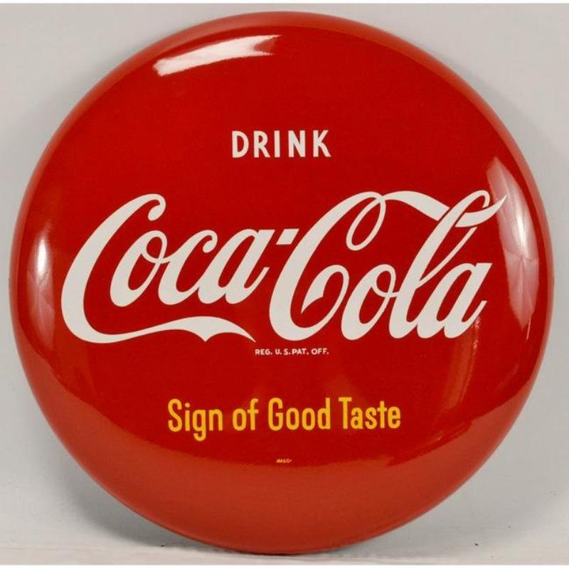 16" Coca-Cola Button (Disc) Sign