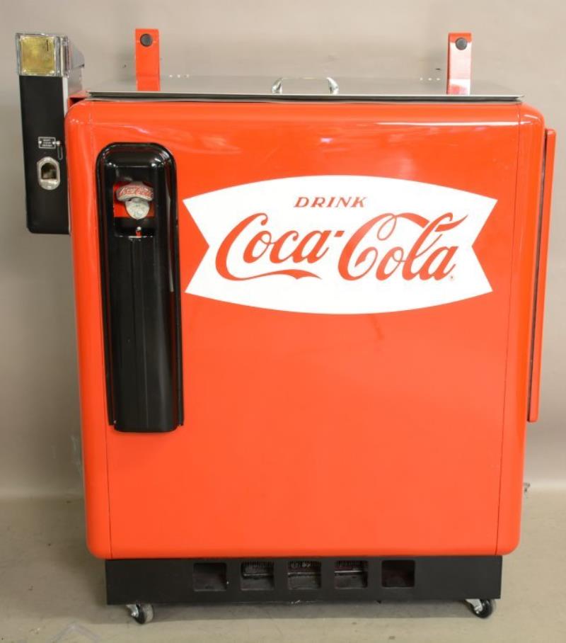 Westinghouse Coca-Cola Lift Top Cooler with Crates & Value & Price Guide
