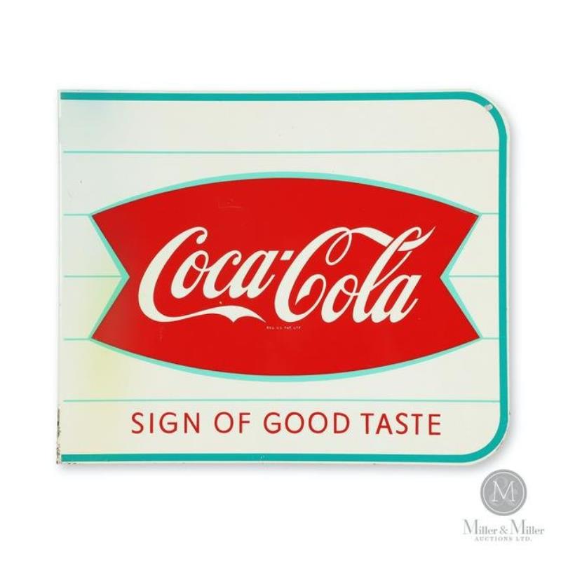 Coca-Cola 'Fishtail' Flange Sign