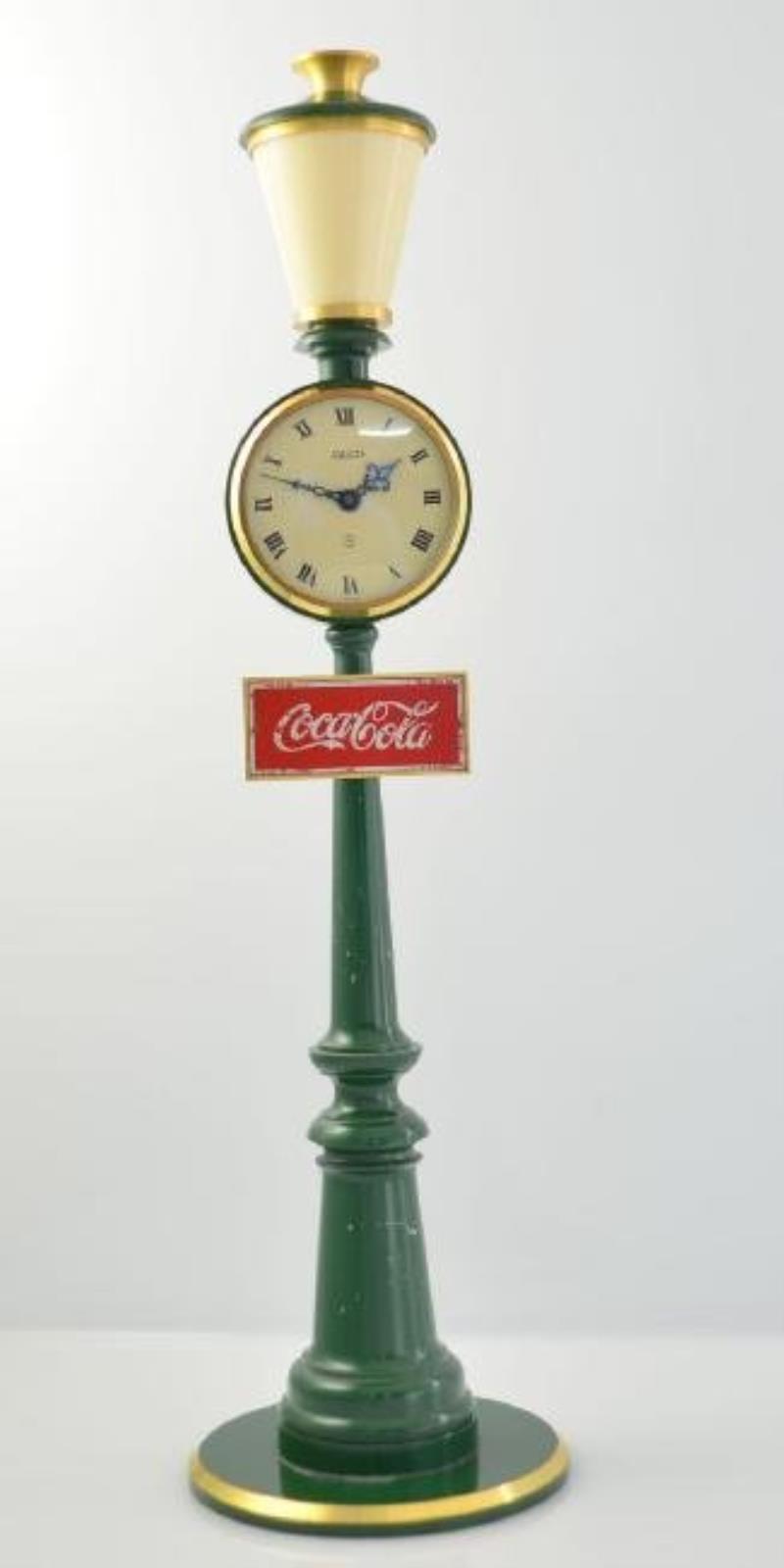 JAEGER table clock in form of a street lamp
