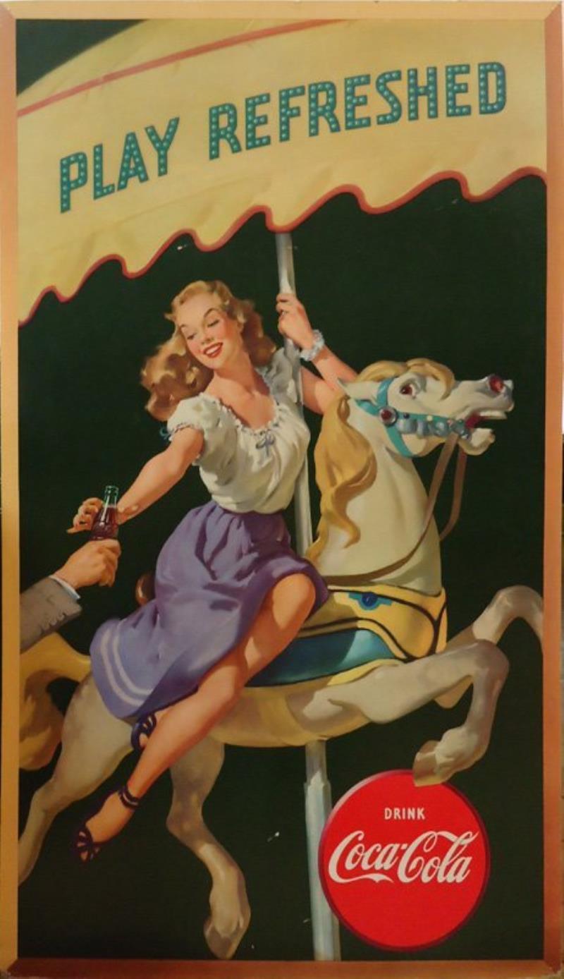 COCA-COLA CARDBOARD 1948