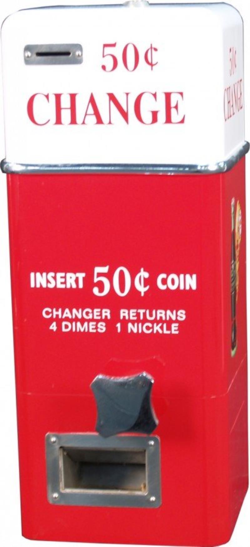Wall Mount Metal 50 Cent Coin Change Machine