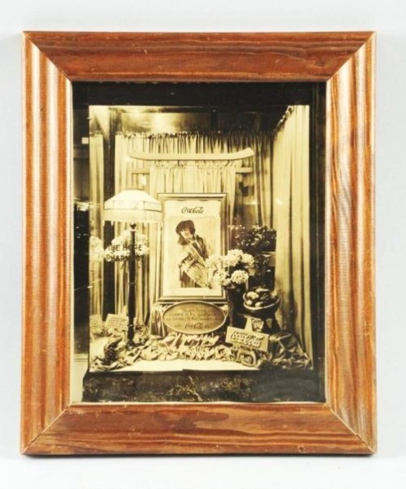 1922 Coca-Cola Window Display Framed Photo