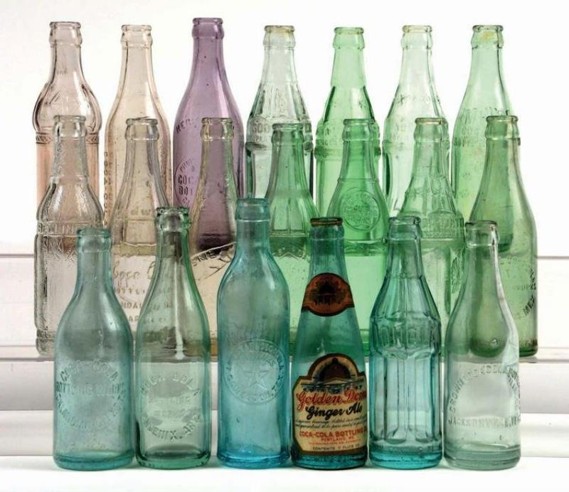 MISCELLANEOUS COCA-COLA BOTTLES.