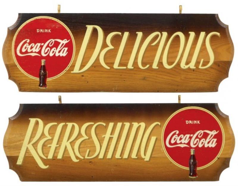 Coca Cola “delicious And Refreshing” Cardboard Value And Price Guide