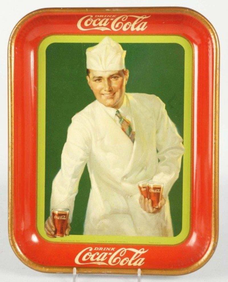 1928 Coca-Cola Serving Tray.