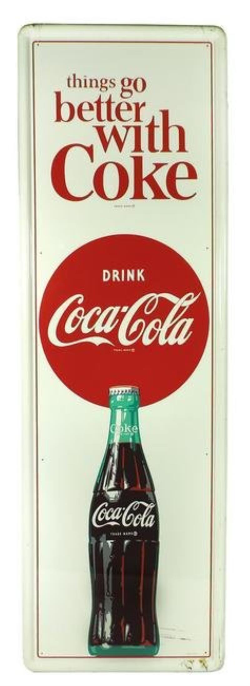 Coca-Cola Sign, "things go better with Coke-Drink