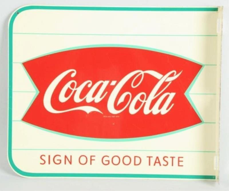 1960 Coca-Cola Tin Flange