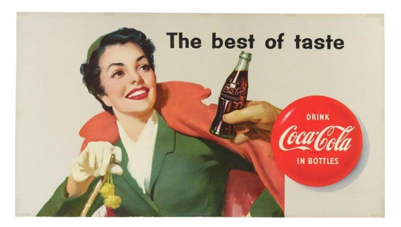 1956 Coca-Cola Small Horizontal Poster.
