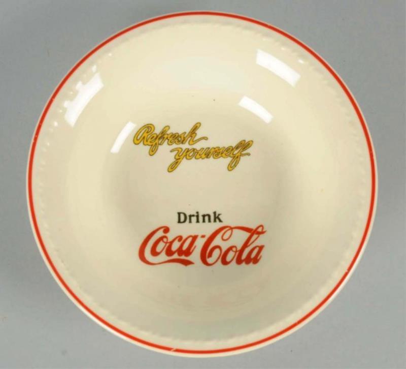 1940s Coca-Cola China Sandwich Plate
