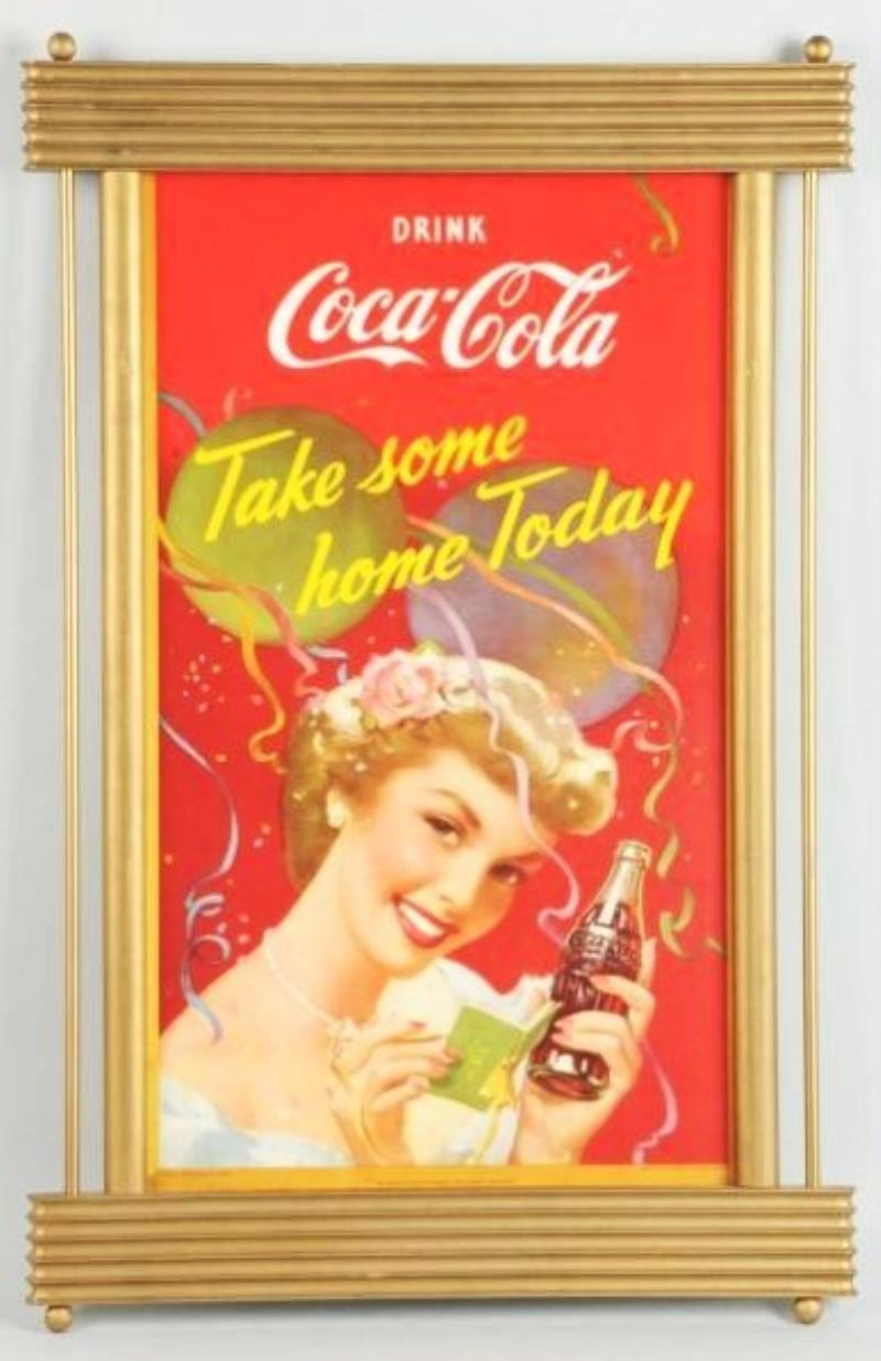 1950 Small Coca-Cola Poster