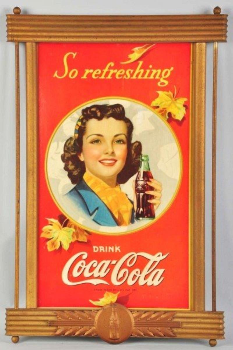 1950s Cardboard Coca-Cola Poster Value & Price Guide