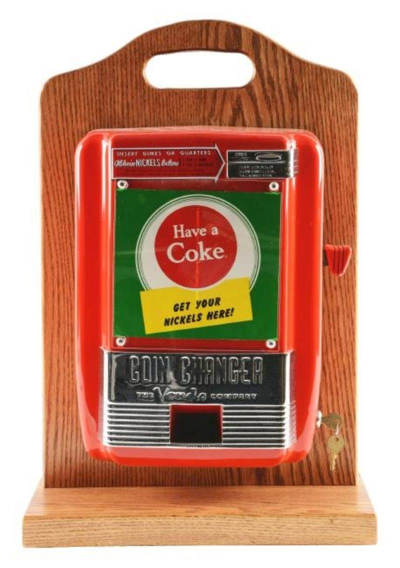 Coca-Cola Coin Changer Display.