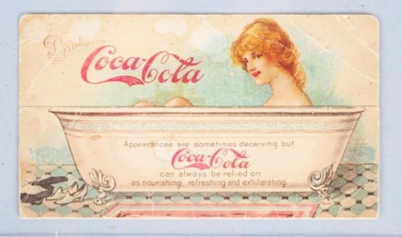 1907 Coca-Cola Folding Trade Card.