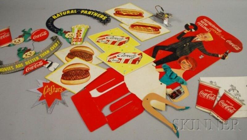 Coca-Cola Die-cut Cardboard "Co-Stars" Mobile and