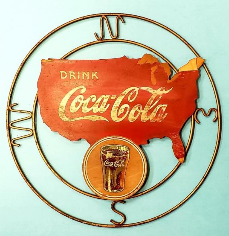 Drink Coca Cola Kay Displays Compass Sign
