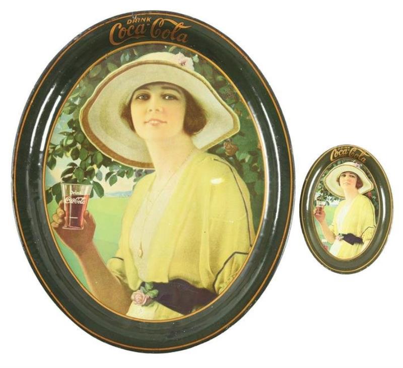 1920 Coca-Cola Serving & Tip Trays