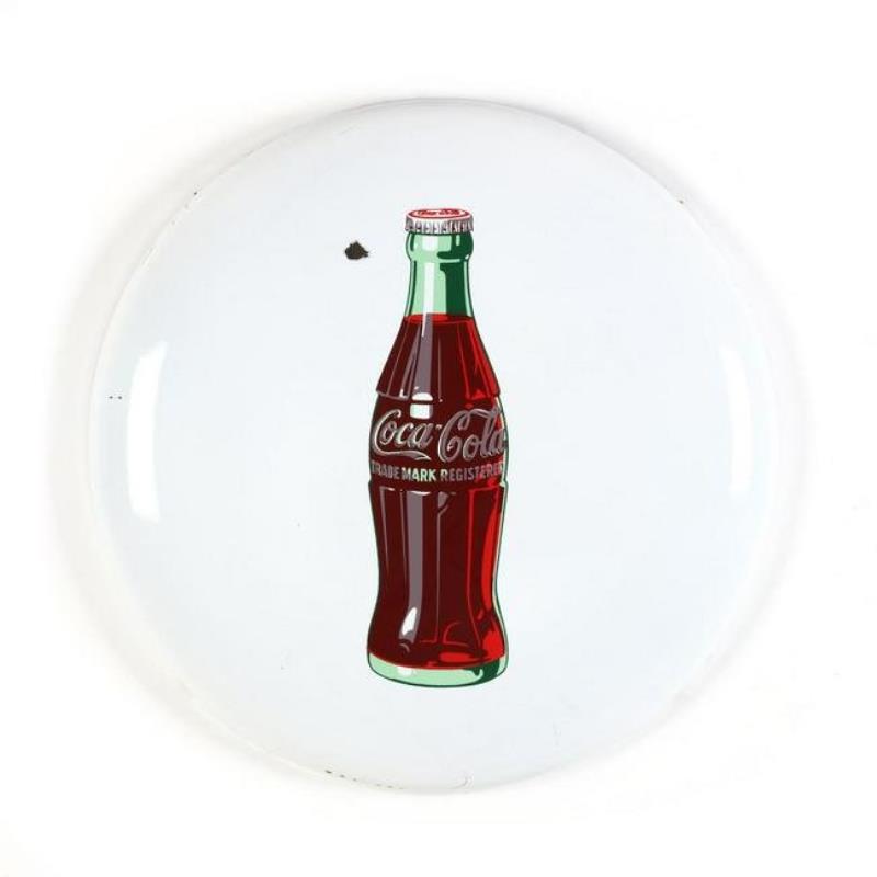 Porcelain Coca-Cola 4-Foot Button Sign Value & Price Guide