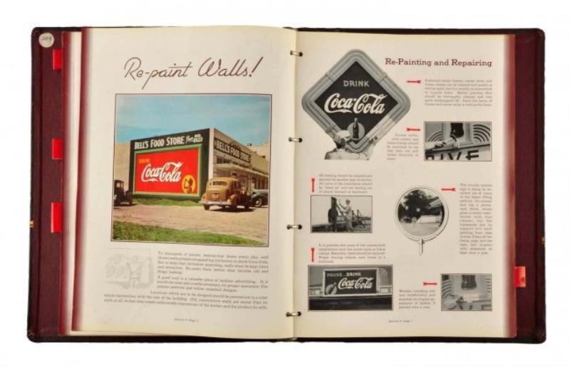 1930's Coca - Cola Large Advertising Manual