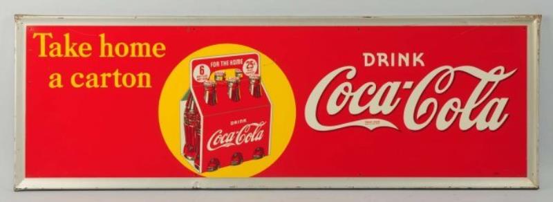 1939 Coca-Cola Tin Sign.