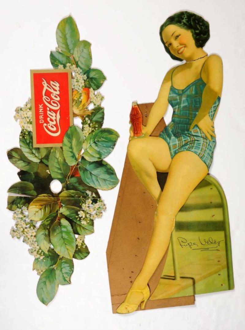 Coca Cola Diecut Cardboard Signs Value And Price Guide 