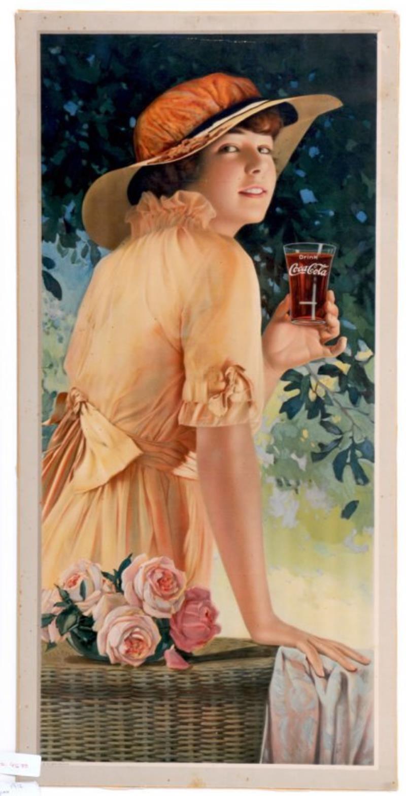 1916 COCA-COLA CALENDAR TOP