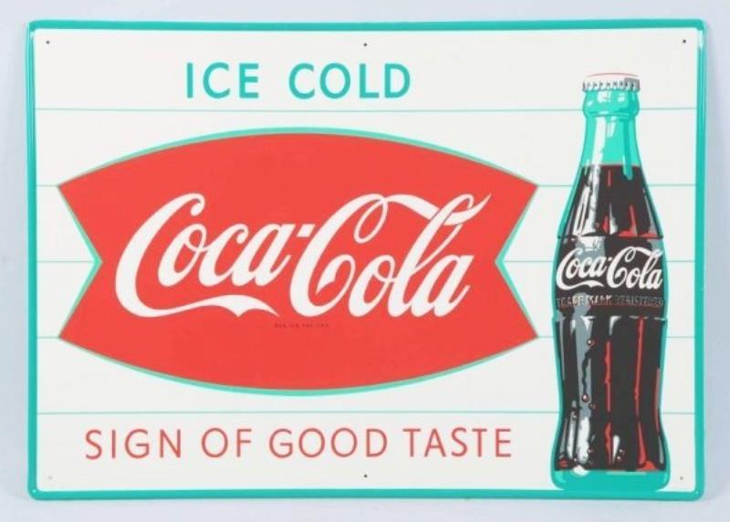 1960s Coca-Cola Tin Sign.