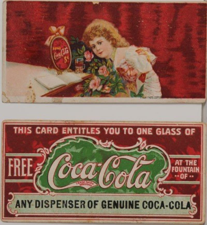 2 EARLY COCA-COLA COUPONS