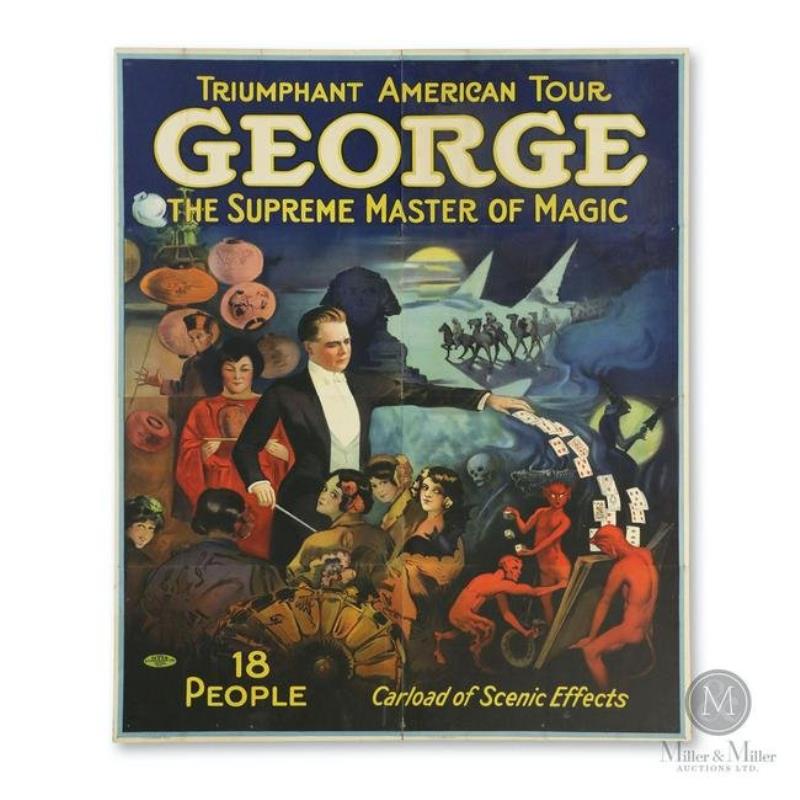 "George" Magician Tour Billboard Poster