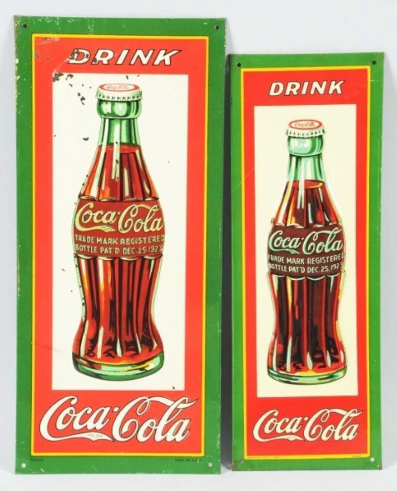 Coca-Cola Embossed Tin Signs