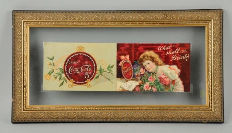 Early Coca Cola Advertising Hilda Clark Poster Value And Price Guide