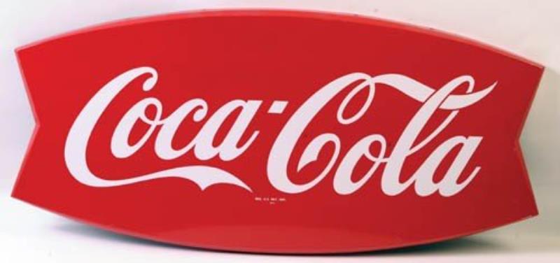 1960's Coca-Cola tin cutout sign