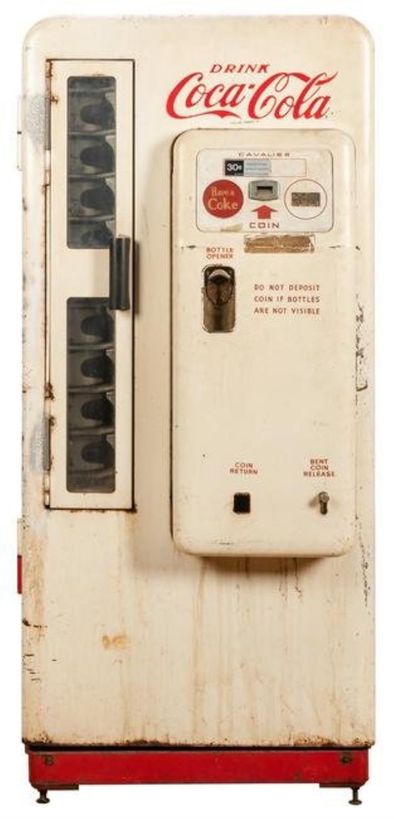 Cavalier 72 Coca-Cola Vending Machine. Vintage machine