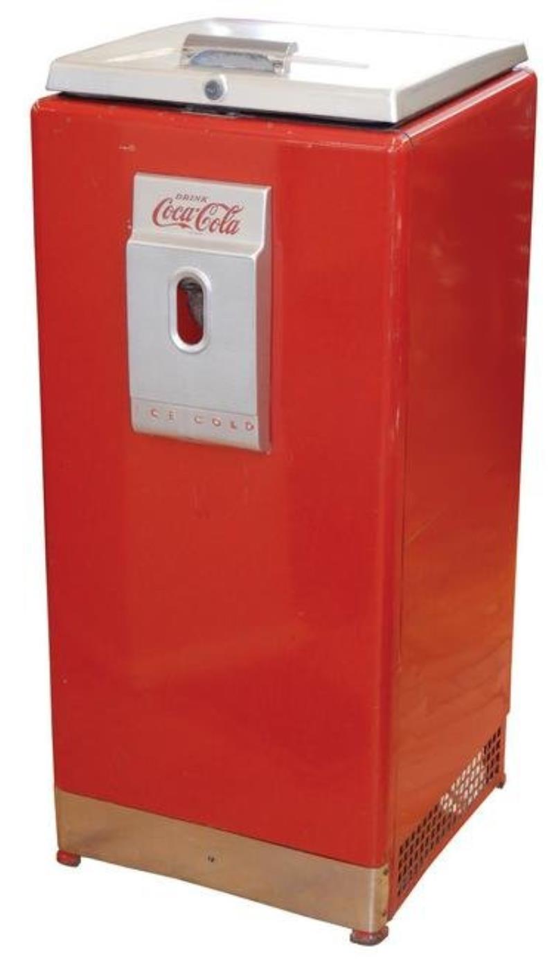 Coca-Cola 1-Case Office Cooler, mfgd by Cavalier,