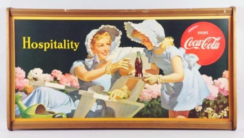 1950 Small Coca-Cola Poster & Kay Frame Value & Price Guide