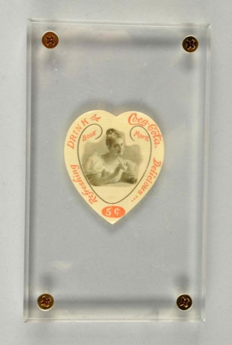 899 Coca - Cola Celluloid Bookmark