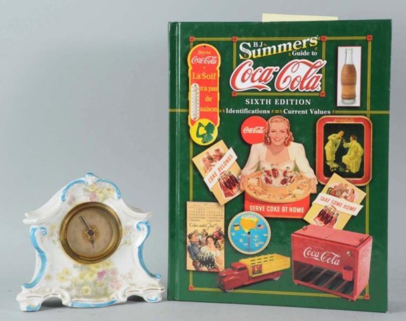 Rare & Early Coca-Cola China Boudoir Clock