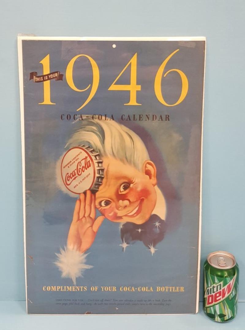 1946 Complete Coca Cola Calendar