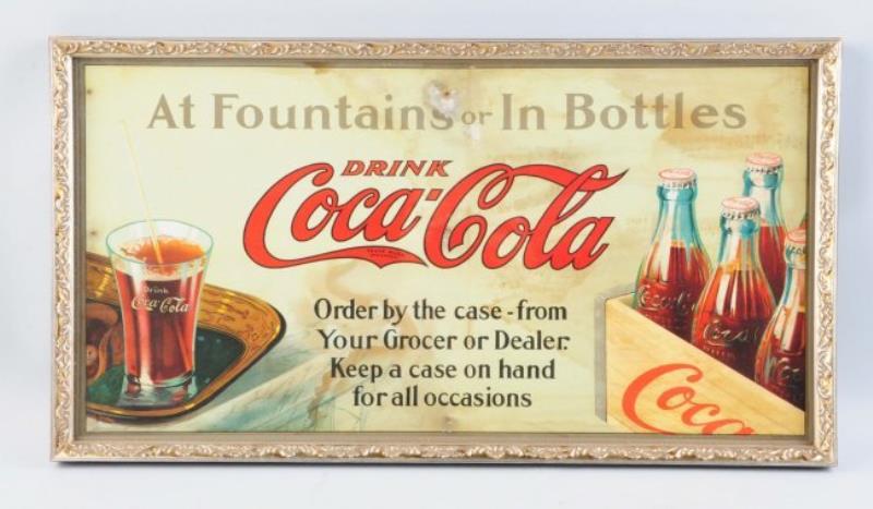 1915 Coca Cola Trolley Sign