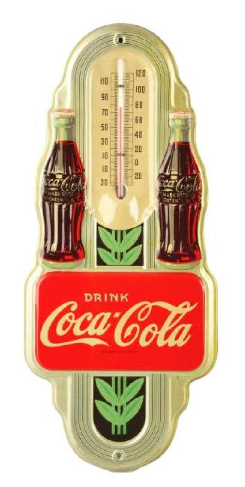 1941 Coca-Cola Thermometer.