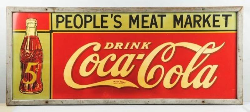 1936 Coca-Cola Tin Outdoor Sign