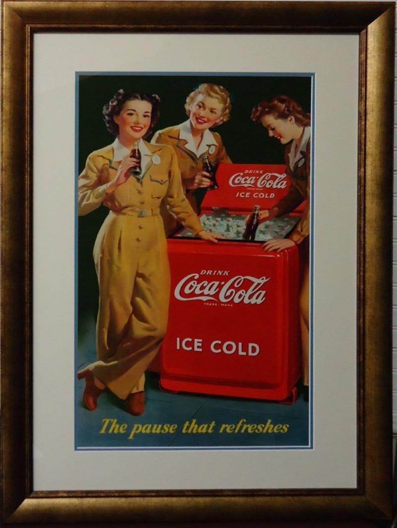 COCA-COLA CARDBOARD 1943