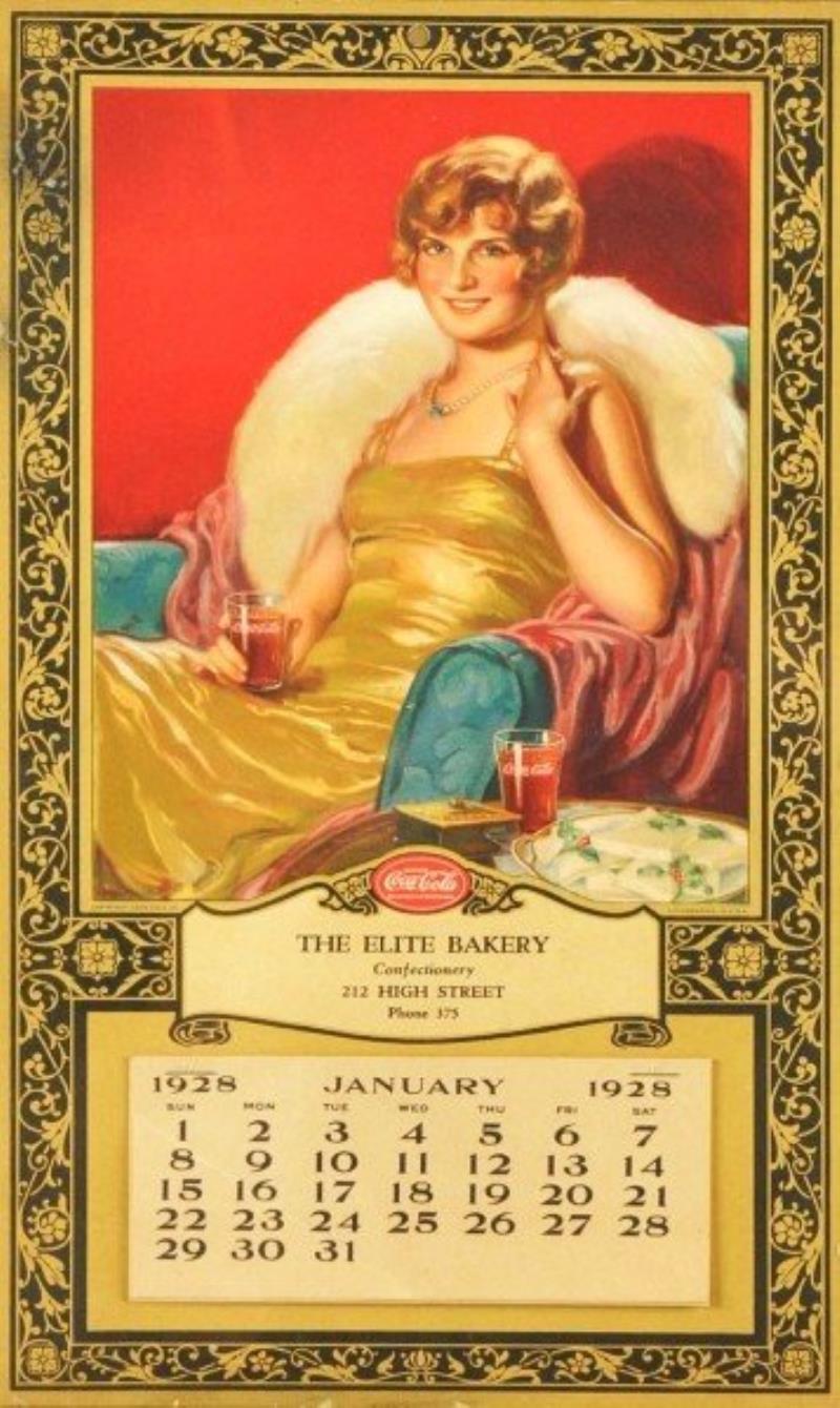 1928 Coca-Cola Distributor Calendar