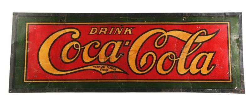 Large Cardboard Coca-Cola Sign