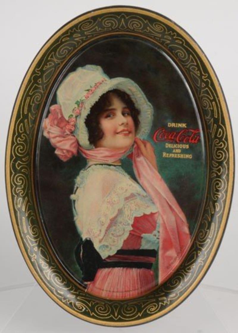 1914 COCA-COLA OVAL CHANGE TRAY