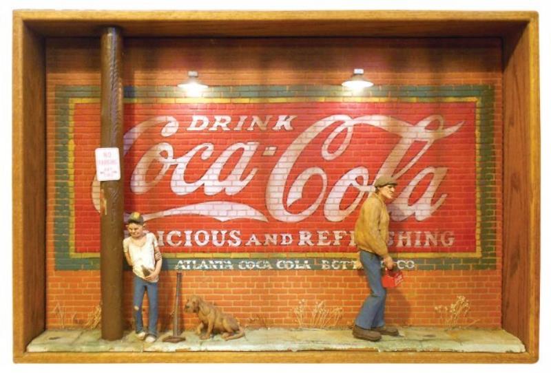 Coca-Cola diorama, Artist Michael Garman limited