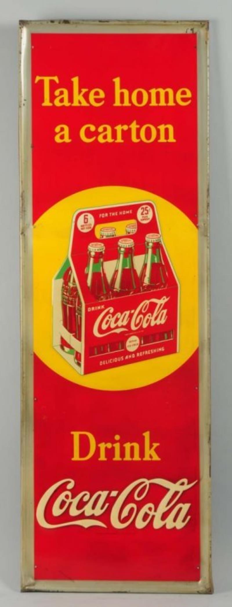 1942 Coca - Cola Masonite Cutout Sign Value & Price Guide