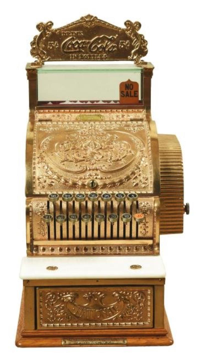 National Cash Register Model 317 With Coca Cola